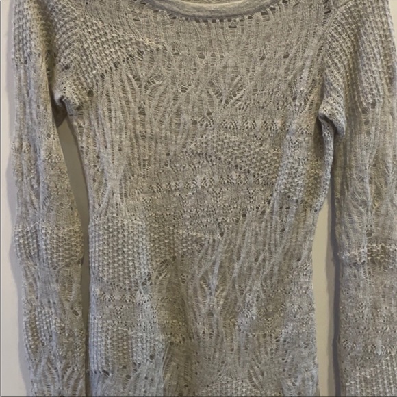 Helmut Lang Loose Knit Grey Tunic Small - Picture 4 of 7